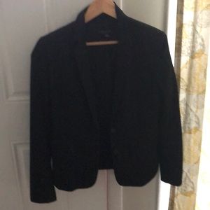 Ann Taylor 3 button black blazer